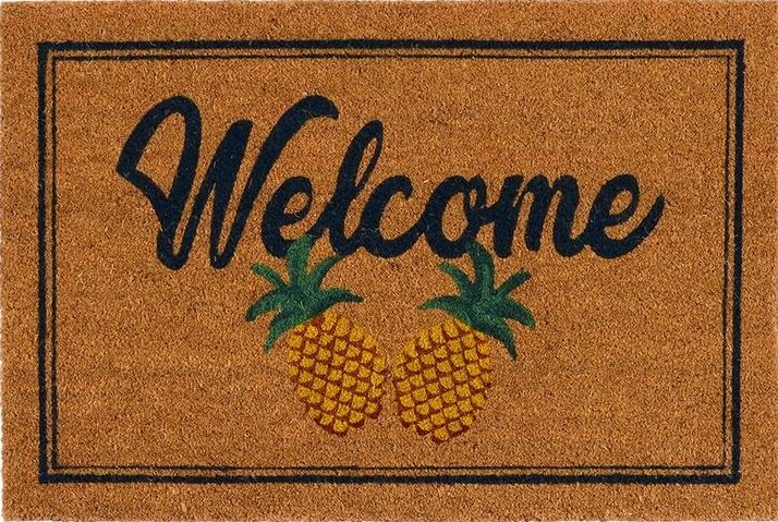 Classic Home Pineapples Coir Doormat